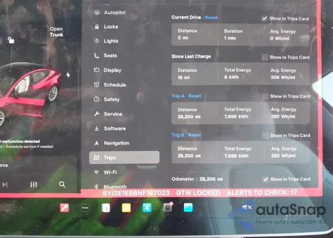 2022 Tesla Model 3 Long Range Dual Motor All-Wheel Drive из США, поврежденный, VIN 5YJ3E1EB8NF197023